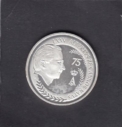 Beschrijving: 10 Euro 75 YEAR ALBERT II
